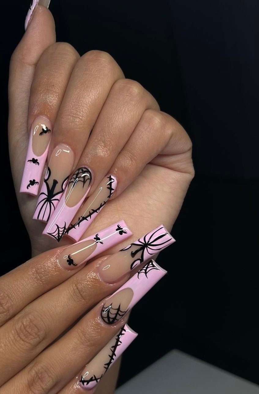 Halloween press ons | press ons | Handmade Press On Nails