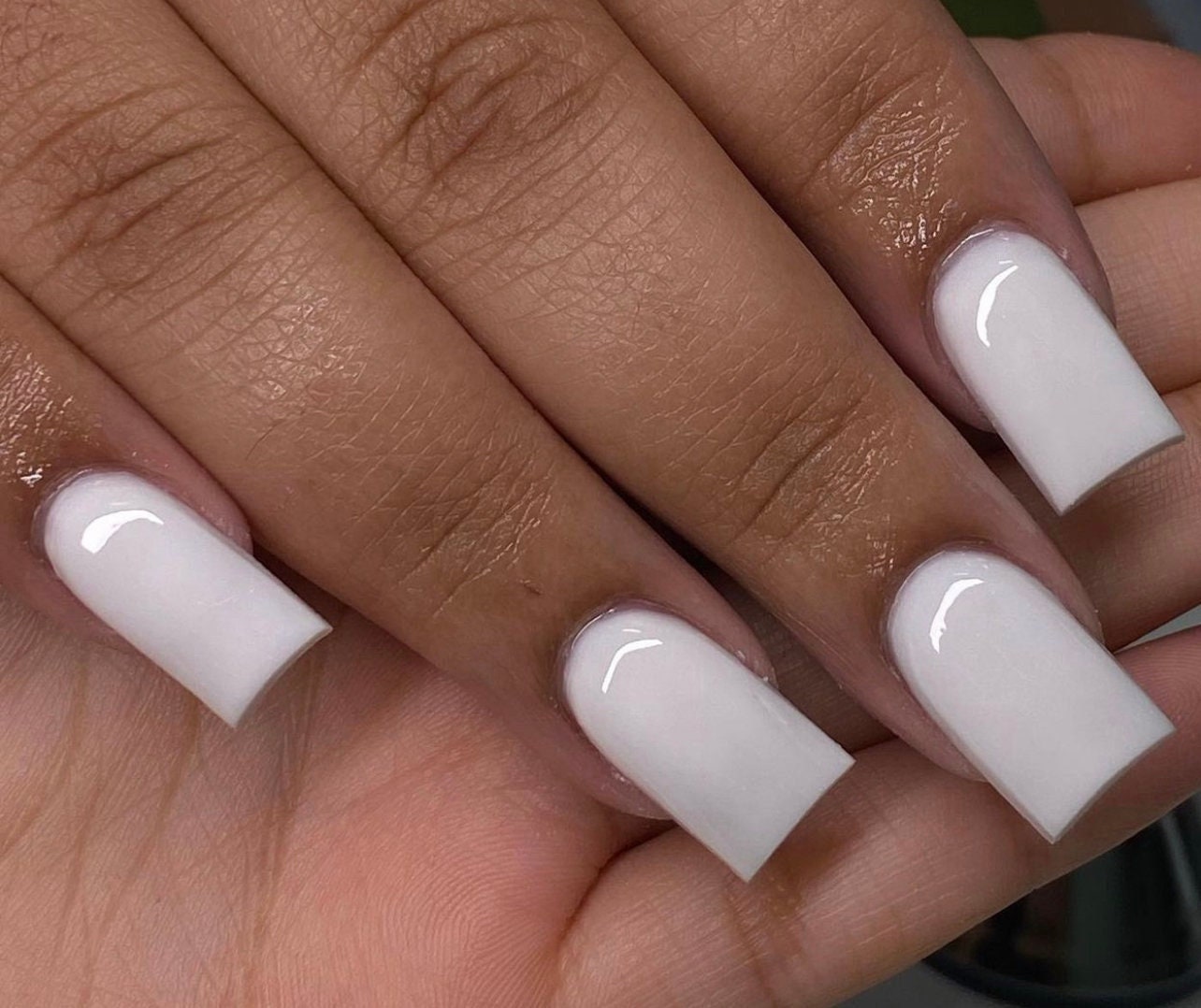 Solid White press ons | press on nails | Handmade Press On Nails