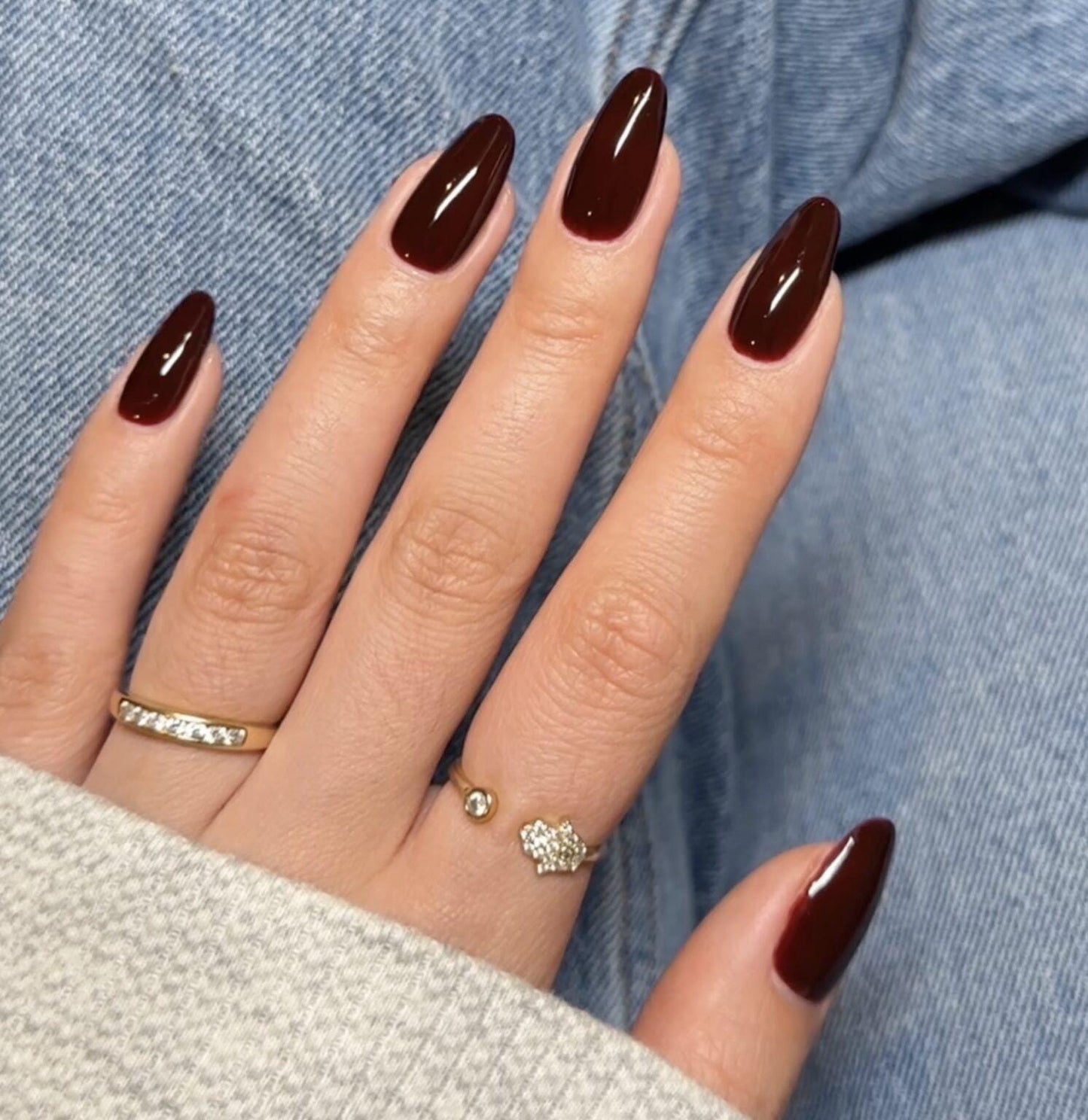 Fudgesickle Solid press ons | Spring press on nails | Handmade Press On Nails