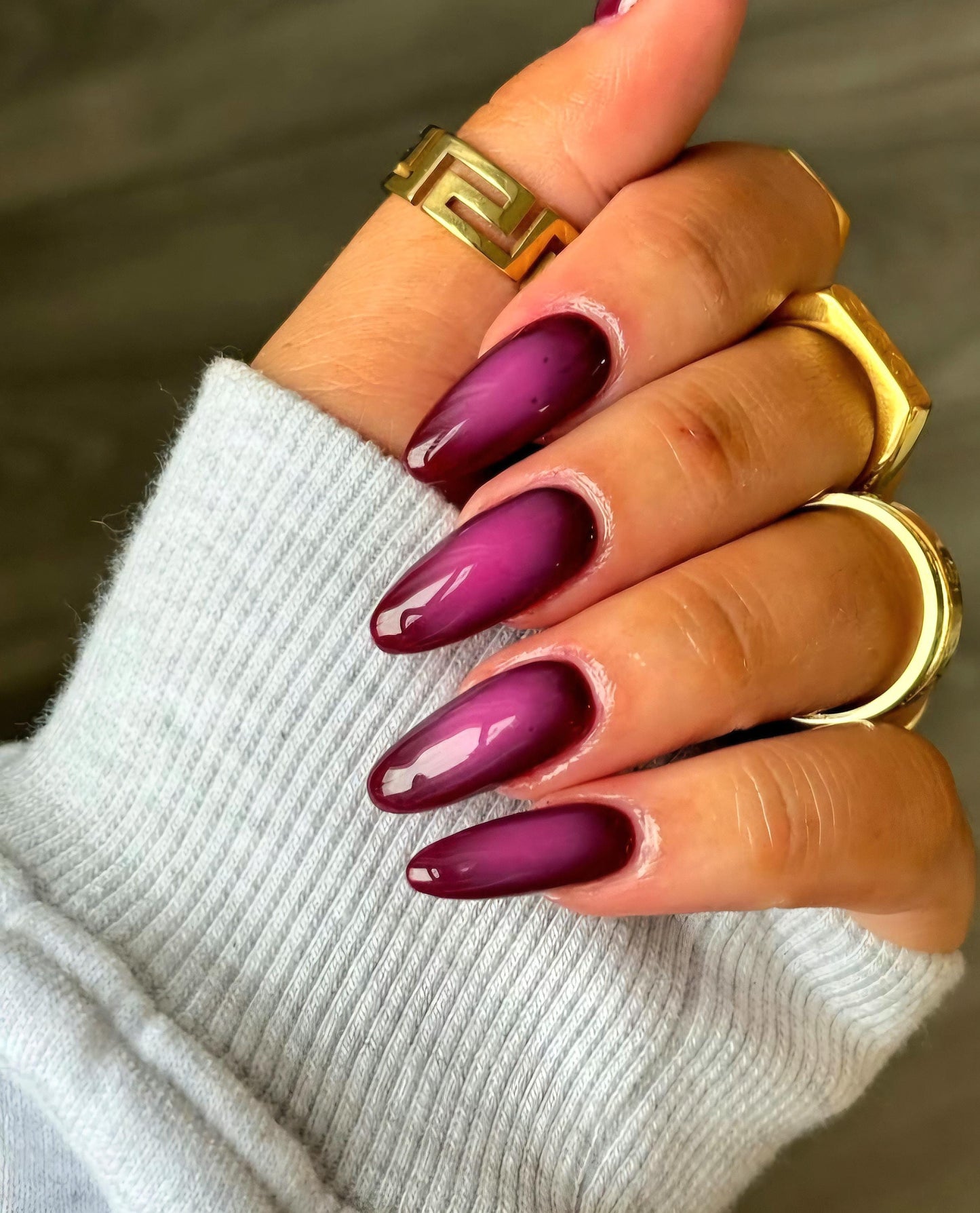 Violet Aura press ons | Spring press on nails | Handmade Press On Nails | Press on Nails