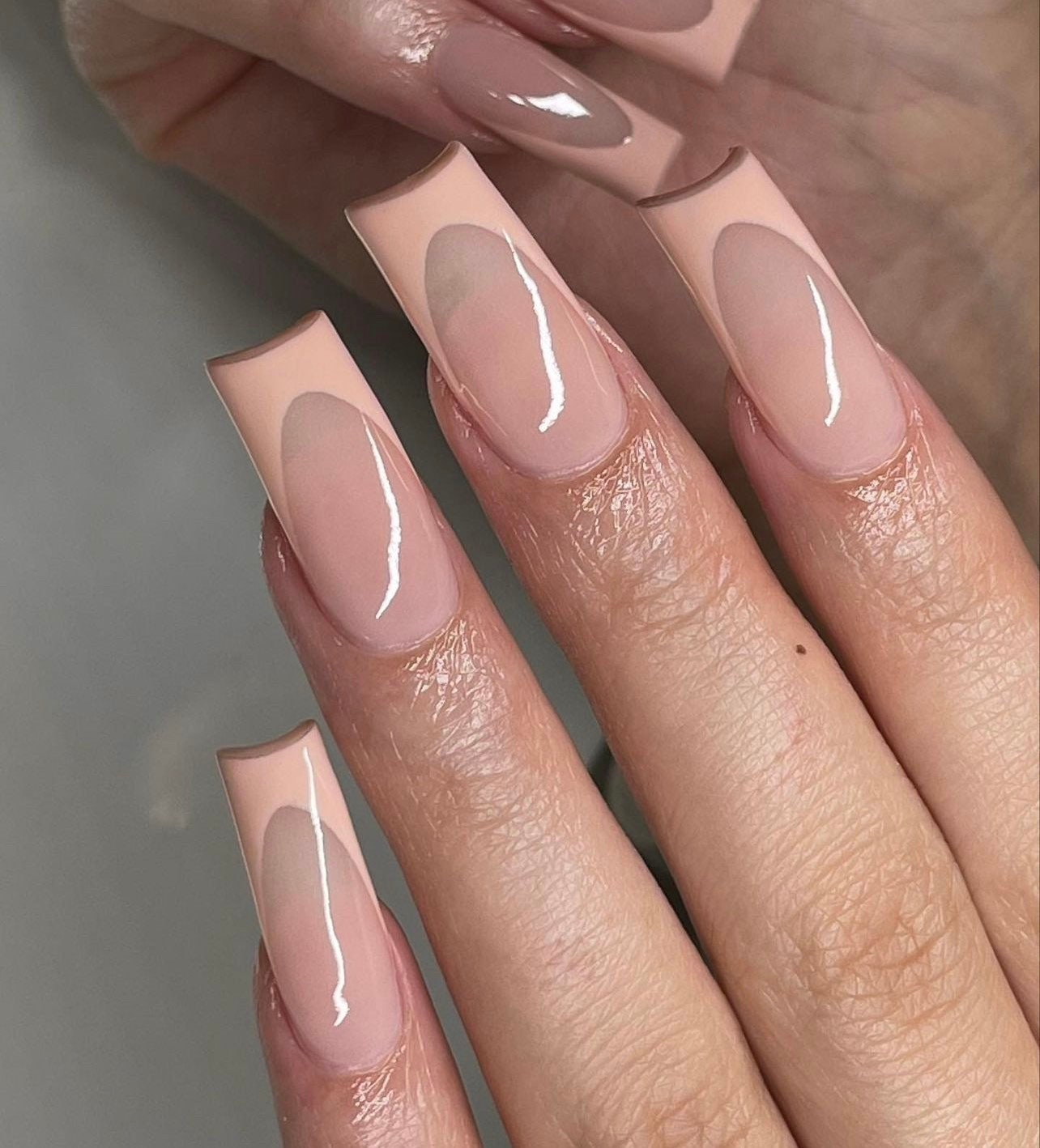 Nude Frenchies press ons | press on nails | Handmade Press On Nails
