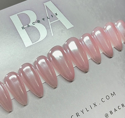 Glazed Bubble Bath press ons | press on nails | Handmade Press On Nails