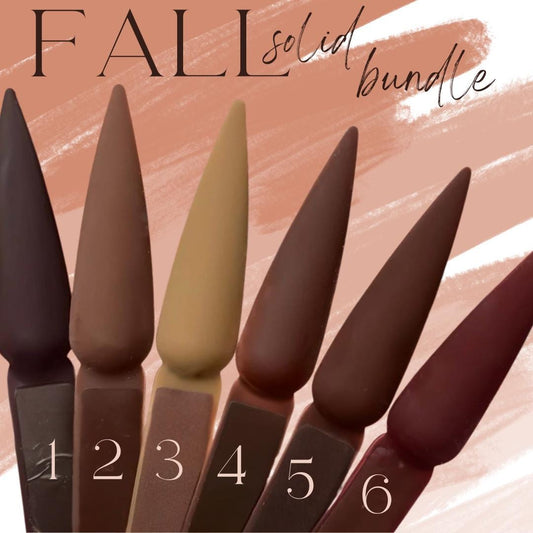 Fall Solid Mocha Press On Nails | Fall Nails | Handmade Press on Nails