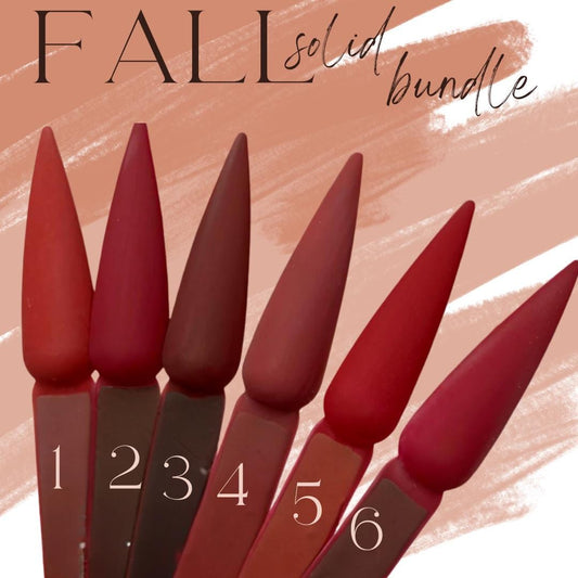 Fall Solid Wine & Rose Press On Nails | Fall Nails | Handmade Press on Nails