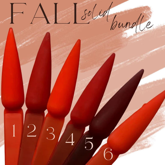 Fall Solid Red Lipstick Press On Nails | Fall Nails | Handmade Press on Nails