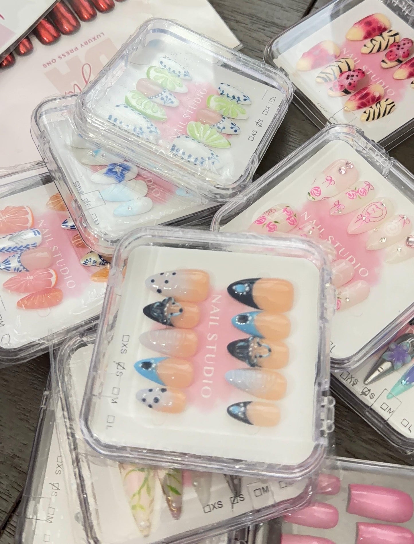 READY TO SHIP | Mystery Nail Bundle 17 or more Press On Nail Sets | Huge Value